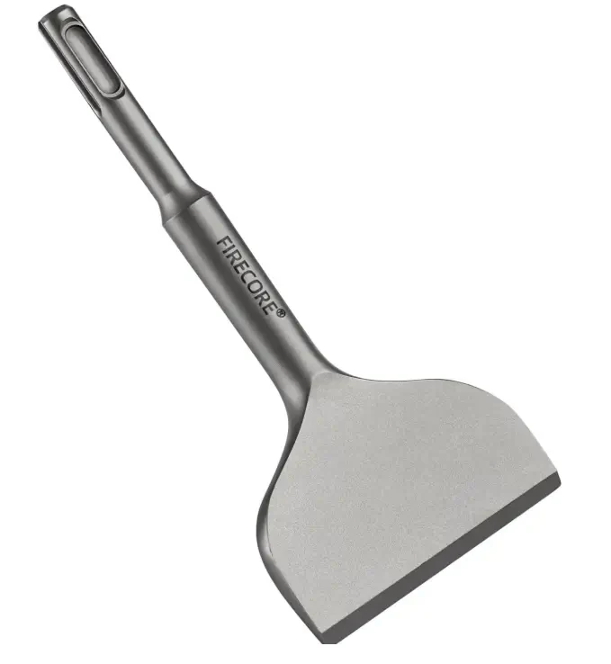 Firecore FS18365 3 Inch SDS Plus Tile Removal Chisel Bit for Rotary Hammers