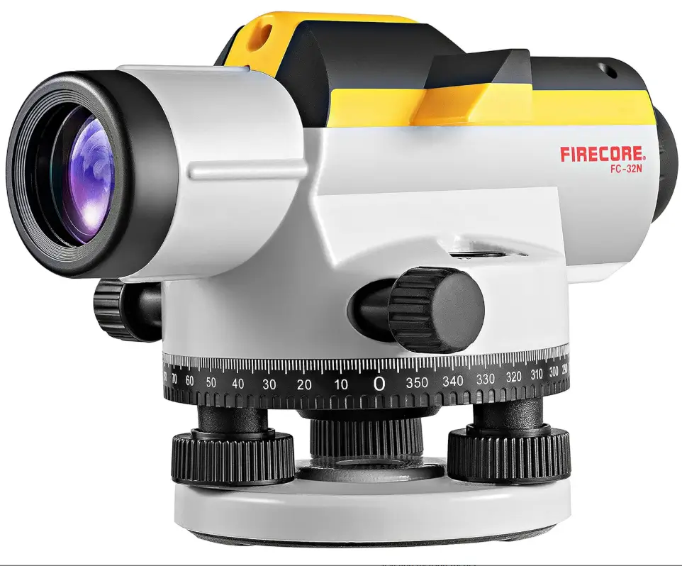 Firecore FC-32N 32X Automatic Optical Level Kit with Magnetic Dampened Compensator